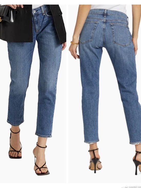 rag & bone Denim - NEW Rag & Bone Dre Low Rise Slim Boyfriend Sz 30 Vintage Stretch Jeans Julienne